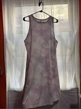 a new day Lavender Tie-Dye Sleeveless Shift Dress